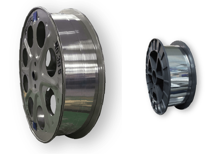 錫めっき線の荷姿の写真