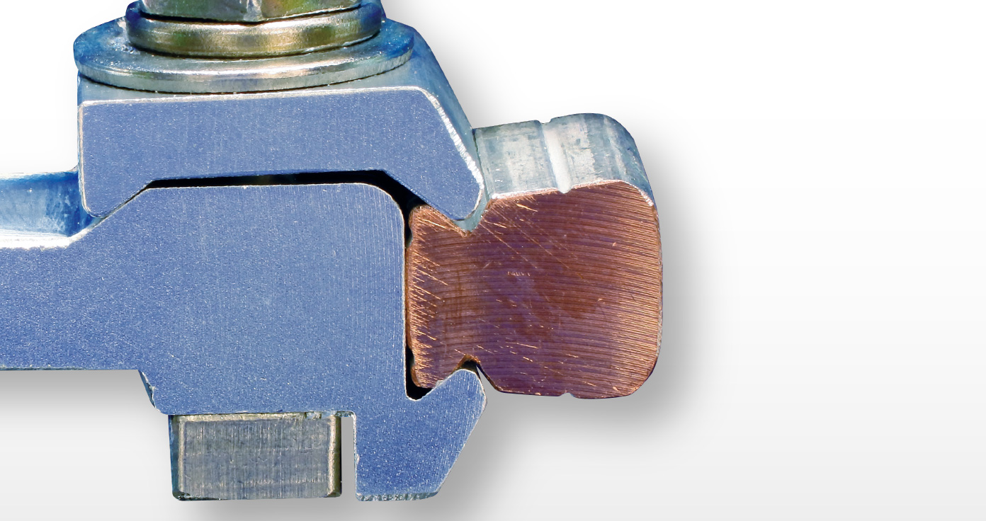 めっき線を用いた錫めっきトロリ線の写真